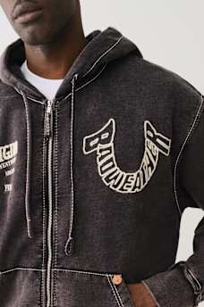 BW x TR BIG T FLAME ZIP HOODIE, image 5
