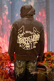 BW x TR BIG T FLAME ZIP HOODIE, image 1