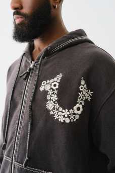 BW X TR DISTRESSED BIG T ZIP HOODIE, image 4