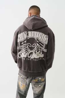 BW X TR DISTRESSED BIG T ZIP HOODIE, image 6