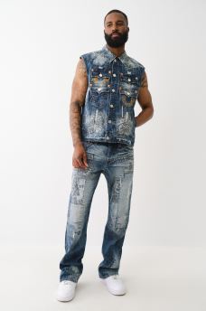 BW X TR DENIM STACKED POCKET VEST, image 3