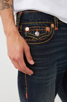  RICKY TRIPLE LOGO SUPER T STRAIGHT JEAN