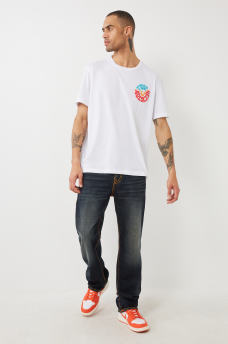  RICKY TRIPLE LOGO SUPER T STRAIGHT JEAN