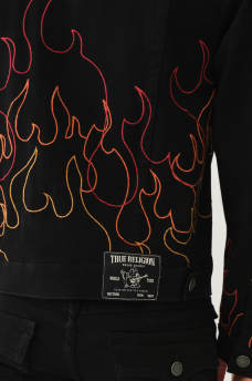JIMMY FLAME DENIM JACKET, image 4