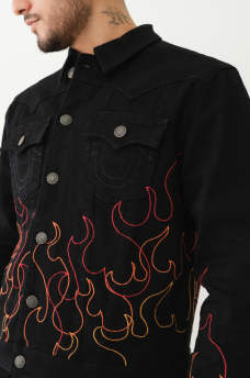JIMMY FLAME DENIM JACKET