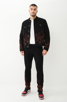 ROCCO FLAME SKINNY JEAN 34" 