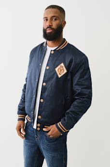 SATIN EMBROIDERED BOMBER JACKET, image 3