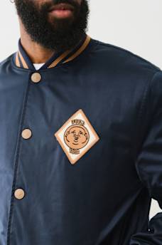 SATIN EMBROIDERED BOMBER JACKET, image 4