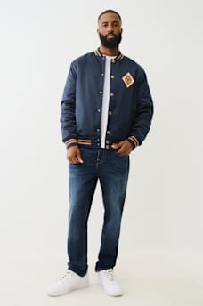 SATIN EMBROIDERED BOMBER JACKET, image 6