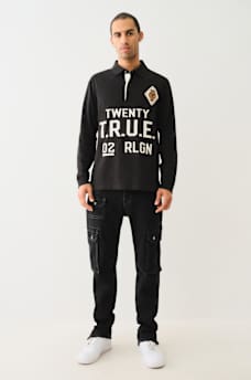 LONG SLEEVE LOGO POLO SHIRT, image 5