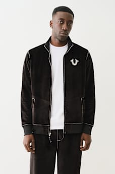 VELOUR BIG T ZIP JACKET, image 3