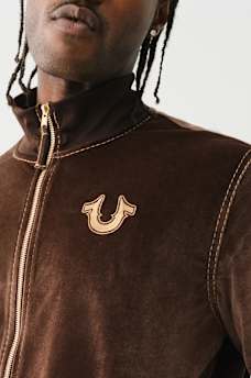 VELOUR BIG T ZIP JACKET, image 4