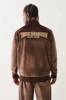 VELOUR BIG T ZIP JACKET, image 5