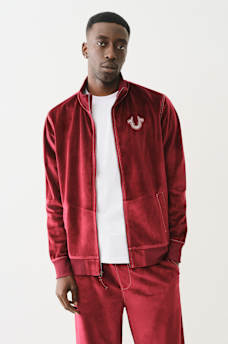VELOUR BIG T ZIP JACKET, image 3