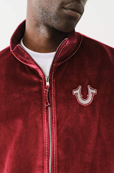 VELOUR BIG T ZIP JACKET, image 5