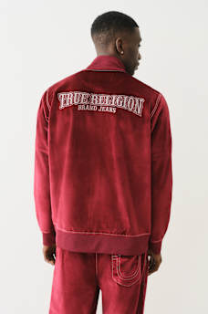 VELOUR BIG T ZIP JACKET, image 6