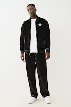 VELOUR BIG T STRAIGHT PANT, image 3