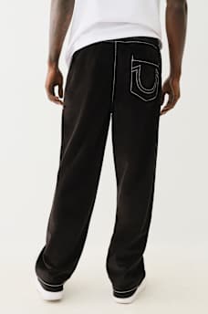 VELOUR BIG T STRAIGHT PANT, image 6