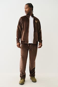 VELOUR BIG T STRAIGHT PANT, image 3