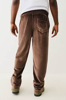 VELOUR BIG T STRAIGHT PANT, image 6