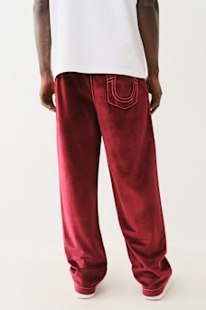 VELOUR BIG T STRAIGHT PANT, image 6