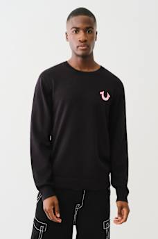EMBROIDERED LOGO CREW SWEATER, image 2