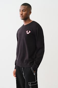 EMBROIDERED LOGO CREW SWEATER, image 5