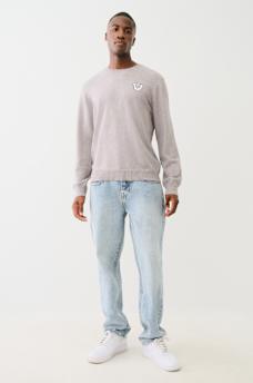 EMBROIDERED LOGO CREW SWEATER, image 6