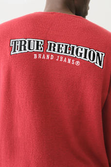 EMBROIDERED LOGO CREW SWEATER, image 5