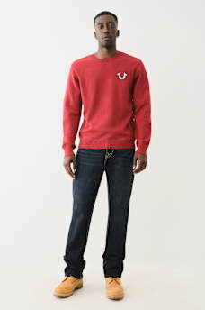 EMBROIDERED LOGO CREW SWEATER, image 6