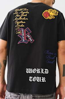 PATCH EMBROIDERY GRAPHIC TEE, image 2