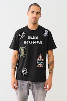 PATCH EMBROIDERY GRAPHIC TEE, image 3
