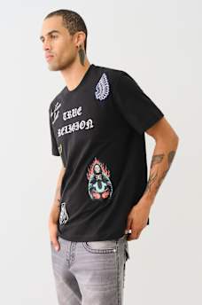PATCH EMBROIDERY GRAPHIC TEE, image 4