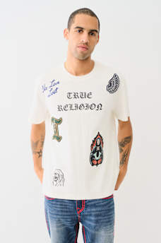 PATCH EMBROIDERY GRAPHIC TEE, image 3