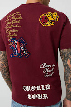 PATCH EMBROIDERY GRAPHIC TEE, image 2