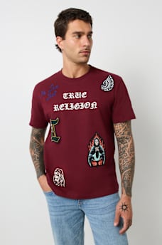 PATCH EMBROIDERY GRAPHIC TEE, image 3