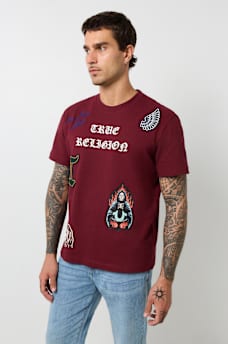 PATCH EMBROIDERY GRAPHIC TEE, image 5