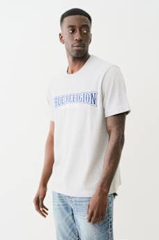 EMBROIDERED TRUE RELIGION TEE, image 3