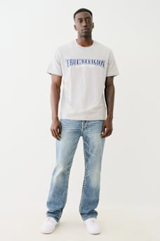 EMBROIDERED TRUE RELIGION TEE, image 5
