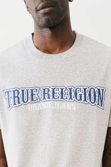 EMBROIDERED TRUE RELIGION TEE, image 1