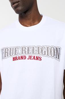 EMBROIDERED TRUE RELIGION TEE, image 1