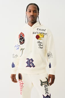 LOGO PATCH EMBROIDERY HOODIE, image 3