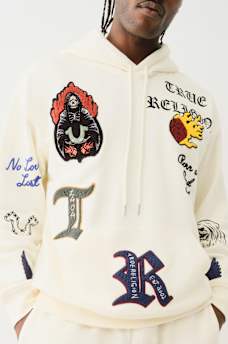 LOGO PATCH EMBROIDERY HOODIE, image 1