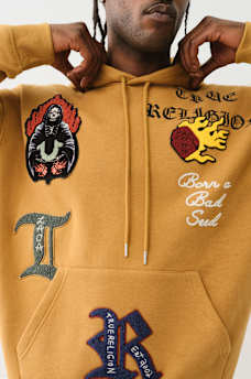 LOGO PATCH EMBROIDERY HOODIE, image 1