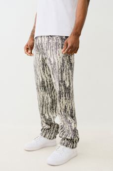 BOBBY JACQUARD BIG T BAGGY JEAN 32", image 3