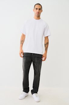 RICKY STUDDED HORSESHOE WING STRAIGHT JEAN, image 6