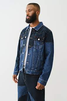 JIMMY CURVED SEAM DENIM JACKET, image 3