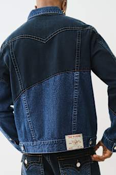 JIMMY CURVED SEAM DENIM JACKET, image 4