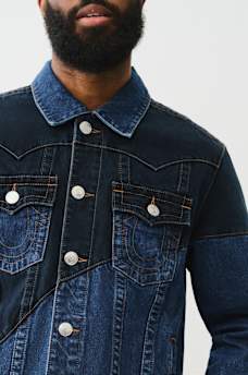 JIMMY CURVED SEAM DENIM JACKET, image 5