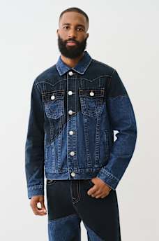 JIMMY CURVED SEAM DENIM JACKET, image 7